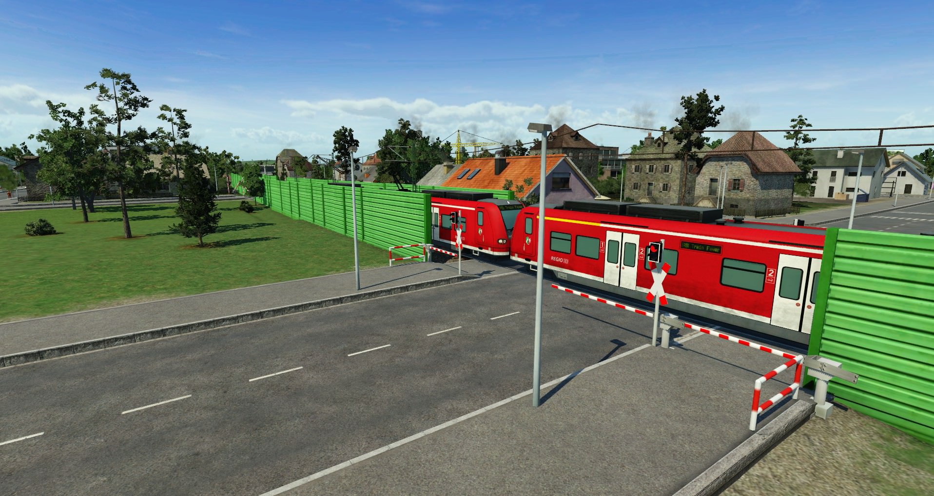Züge am Bahnübergang #2