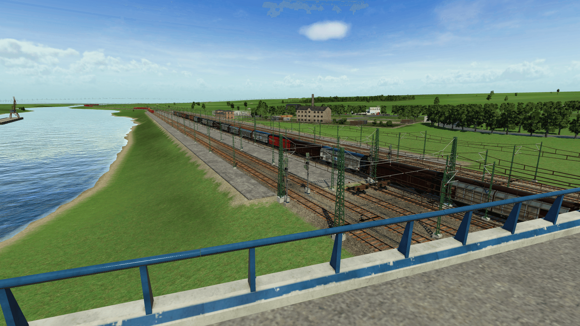 Güterbahnhof der Maschinen/Werkzeug Industrie.