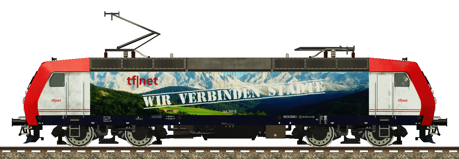 Die BR146 der tf|net REGIO