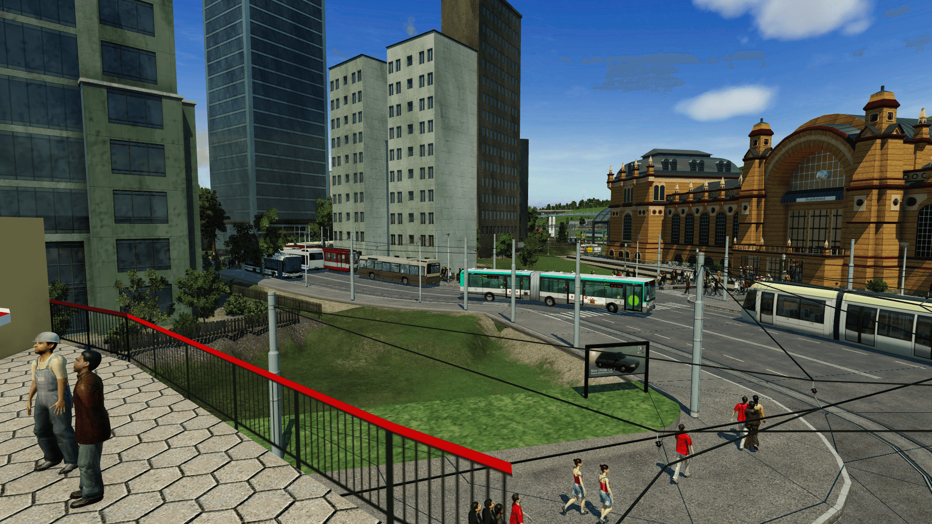 "Bahnhofsplatz" von Waibstadt