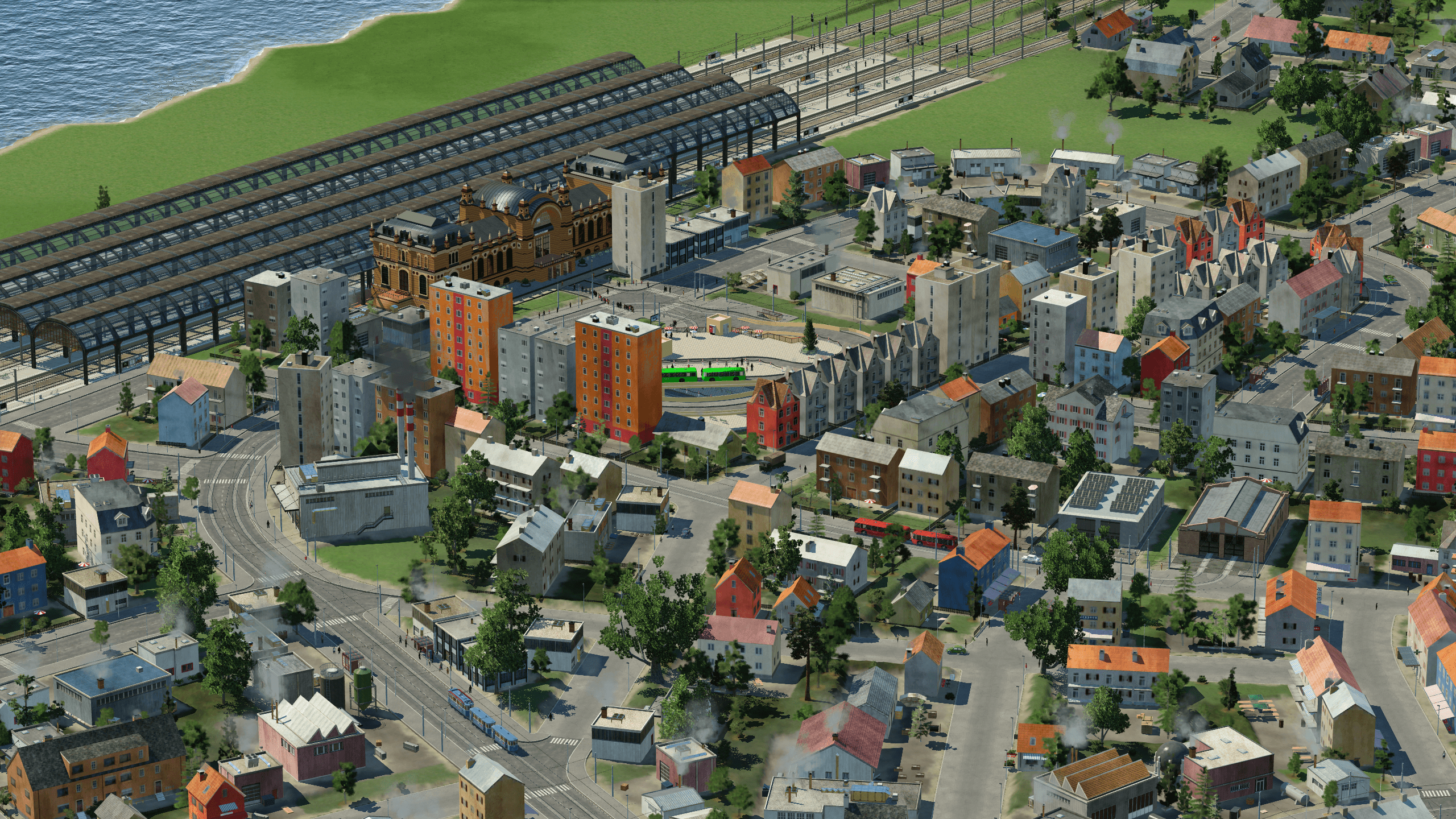 Hauptstadt aus dem Heli