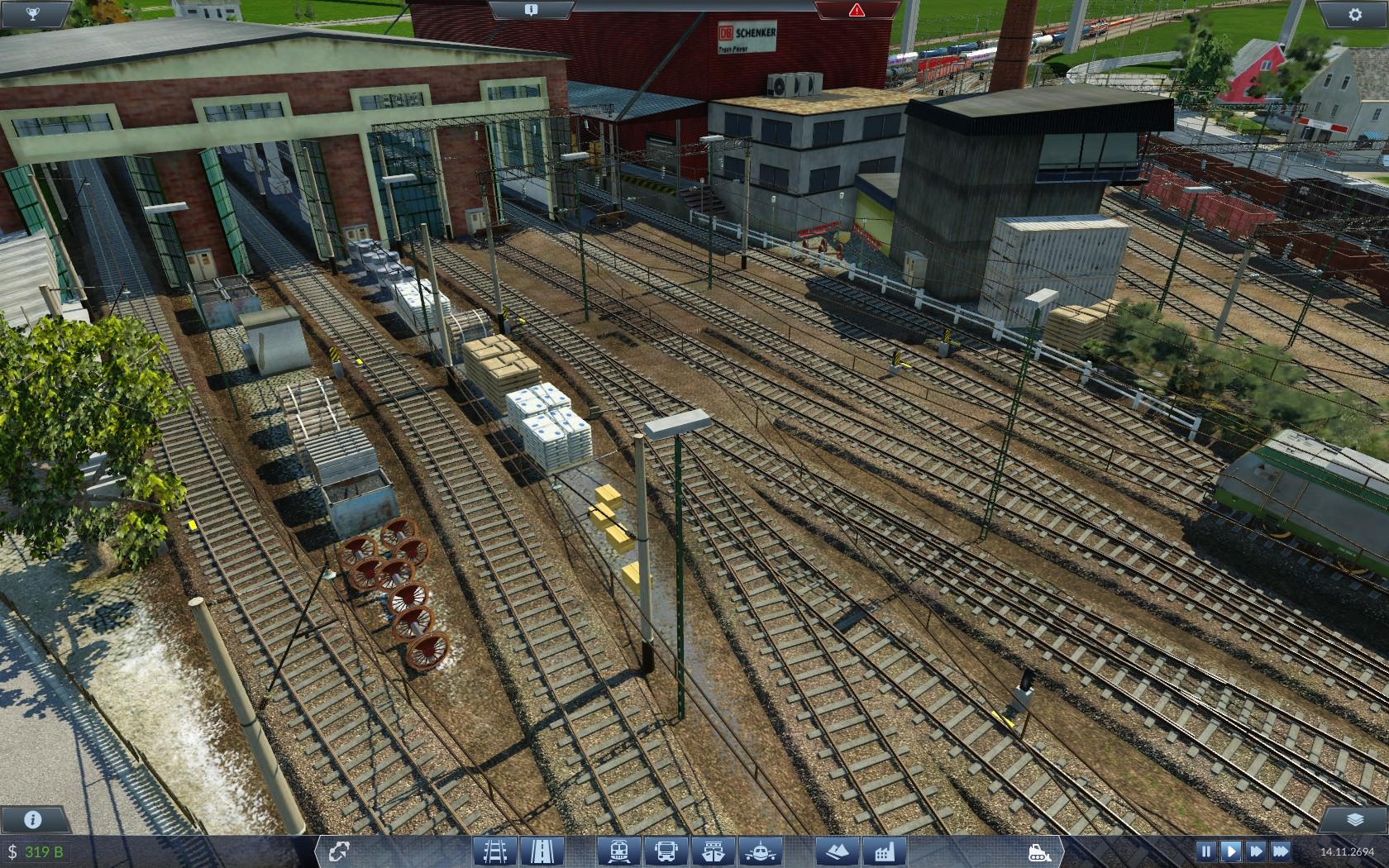 Alter und neuer Rangierbahnhof