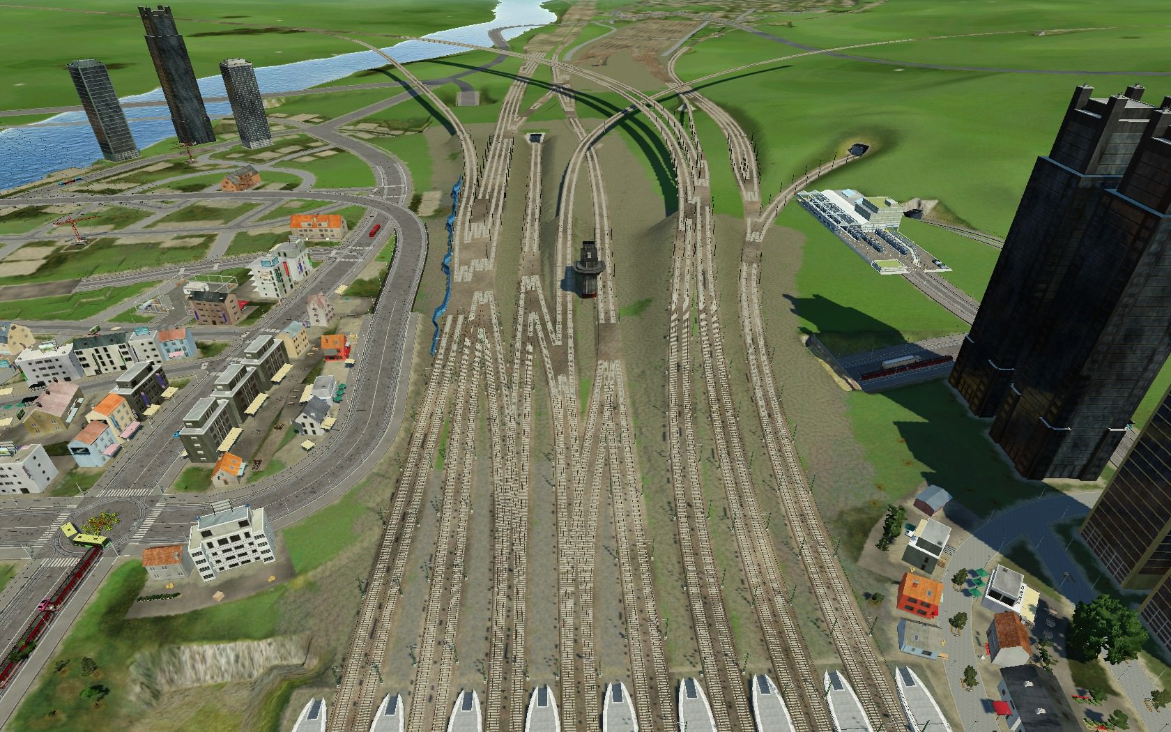 Neues Bahnhofsvorfeld zum neuen HBF von Bad Salzungen. (Süd)