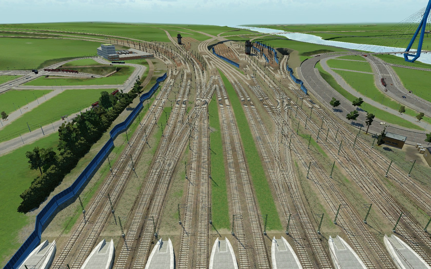 Neues Bahnhofsvorfeld zum neuen HBF von Bad Salzungen. (Nord)