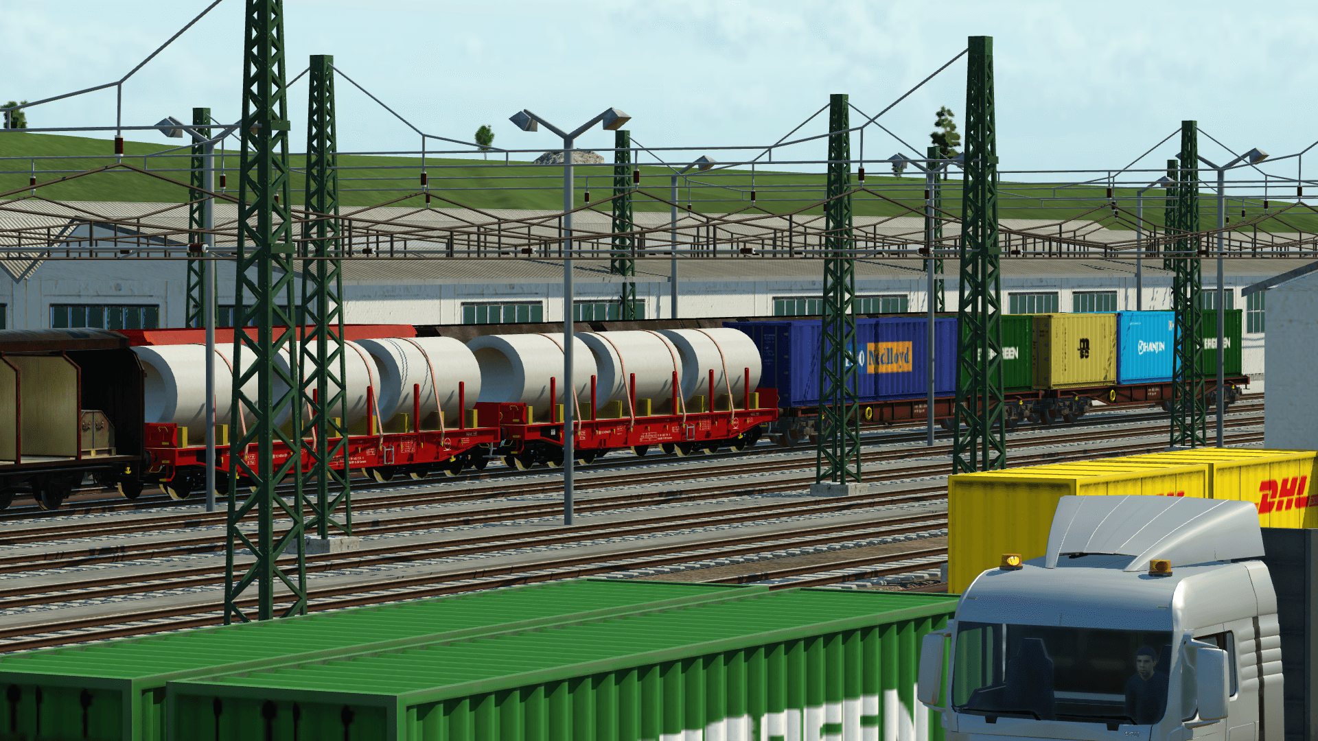 Baumaterial und Container
