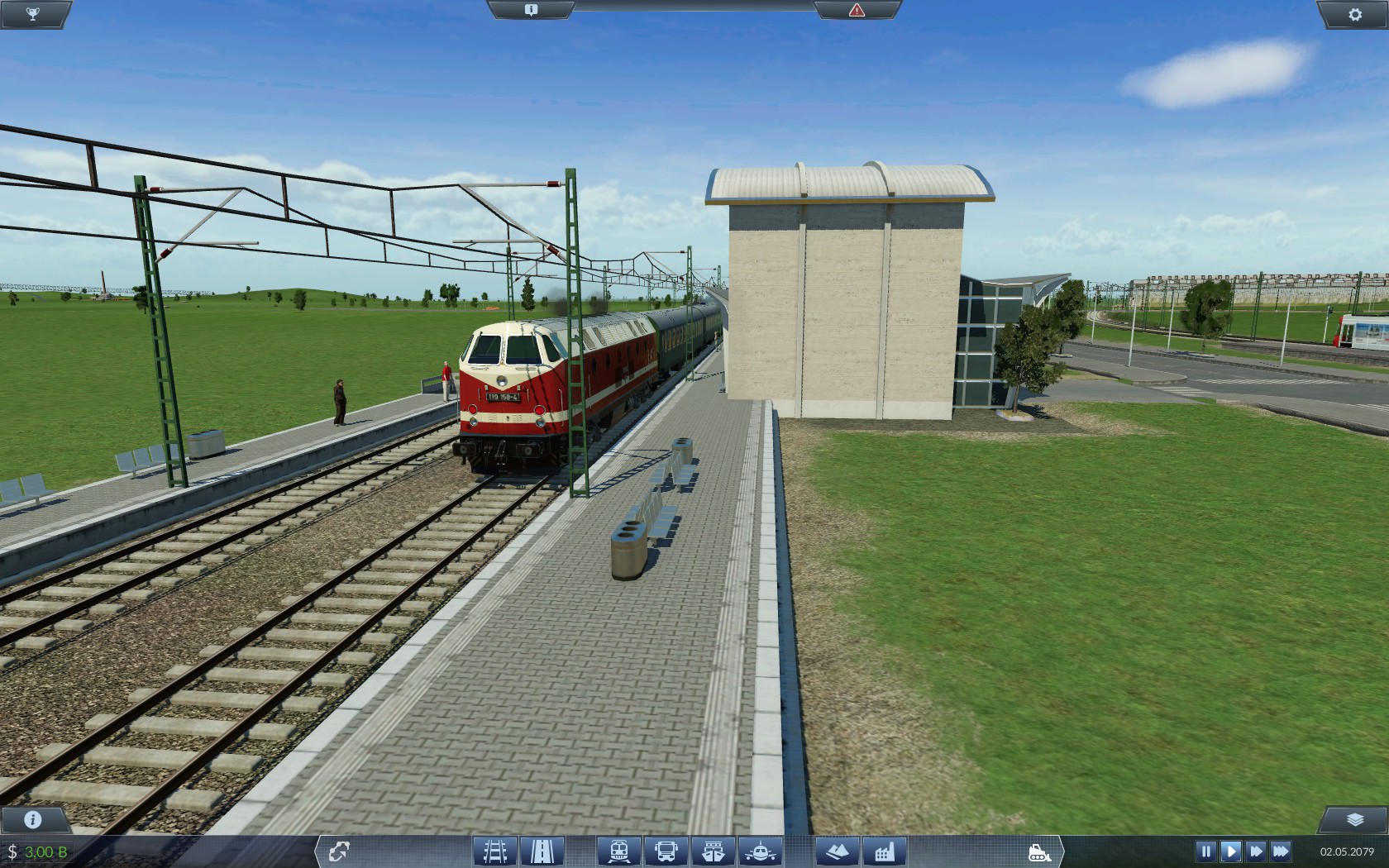 Die Br 119 unterwegs mit dem Ostersonderzug
