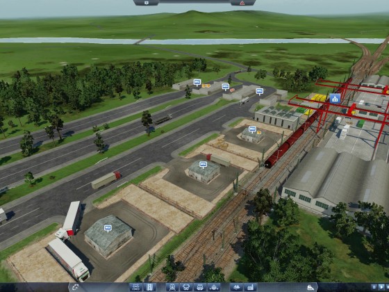 Freight Train Station and Truck Stations