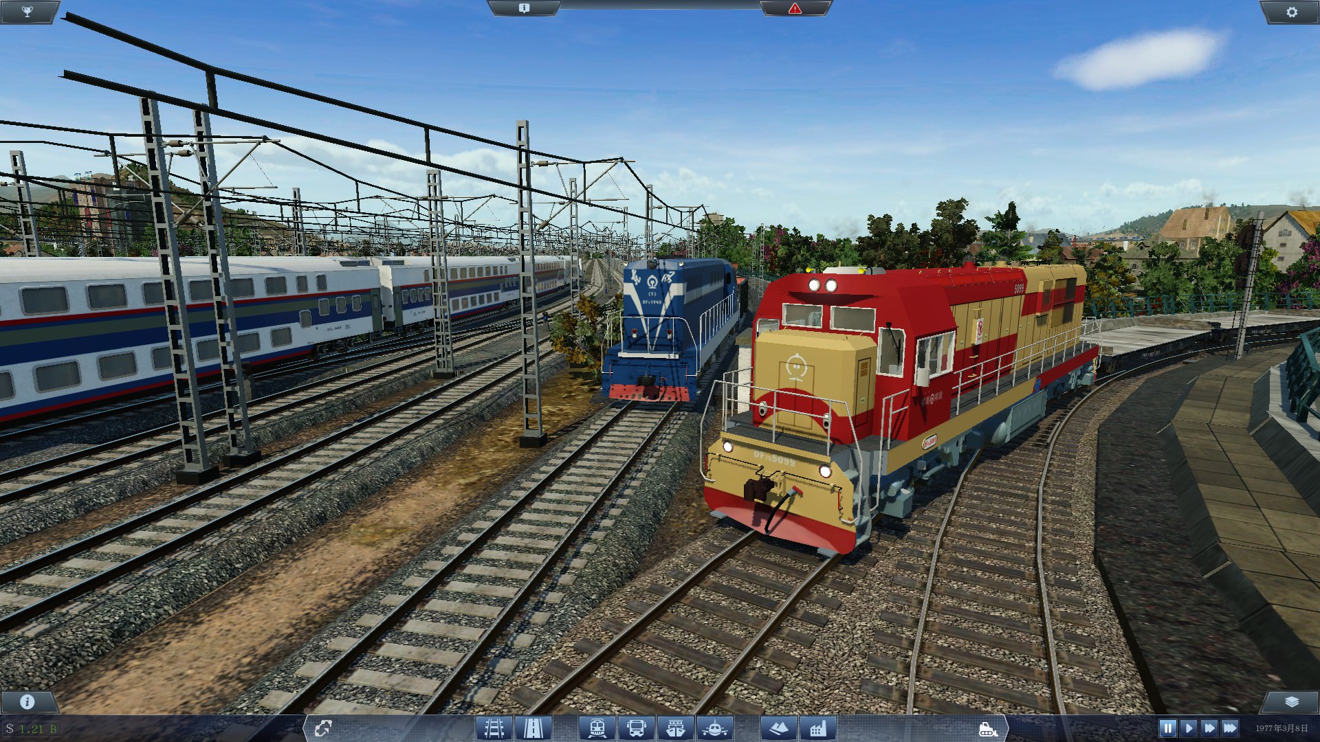 Chinese DF7G diesel shunting engine