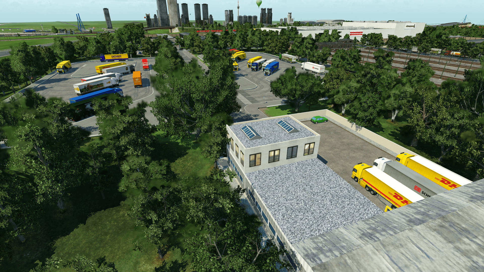 Raststation 1 und 2 sind sehr gut gefüllt.