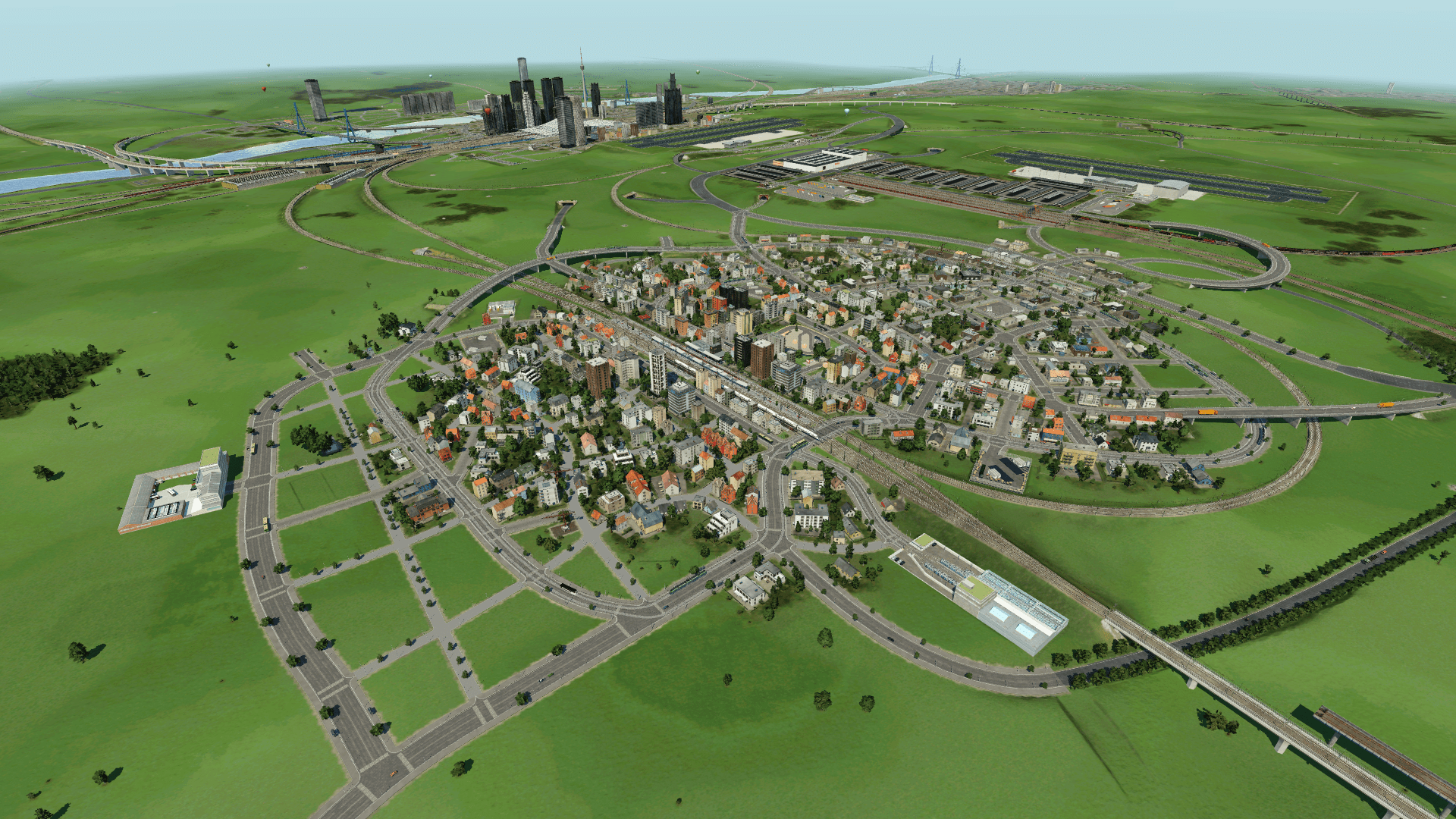 Petersroda, mit Umgebungsstraße zum Airport von Bad Salzungen