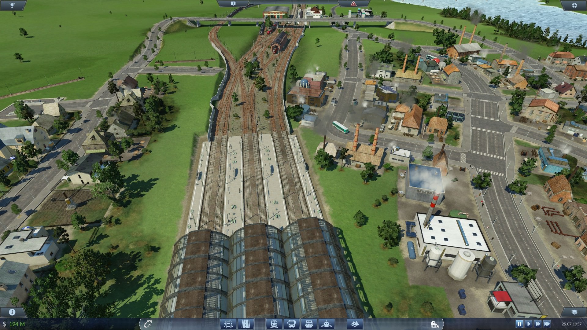 Hier die kleinere Ausfahrt des Hauptbahnhofes.