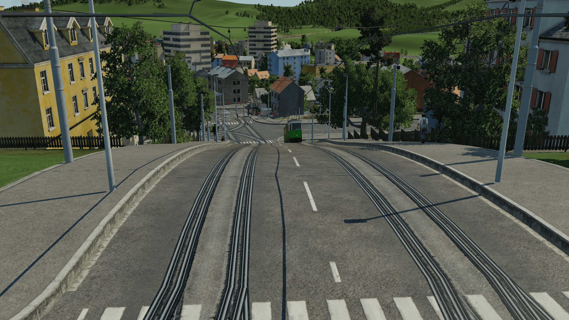 Solo-T1 auf steiler Strecke