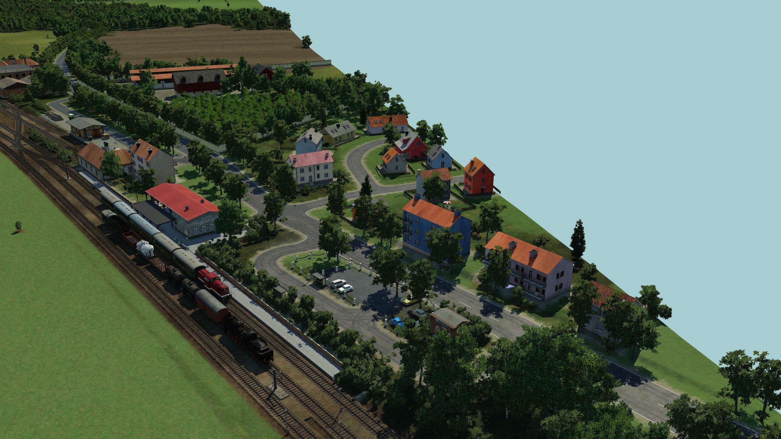 Betrieb auf der Nebenbahn