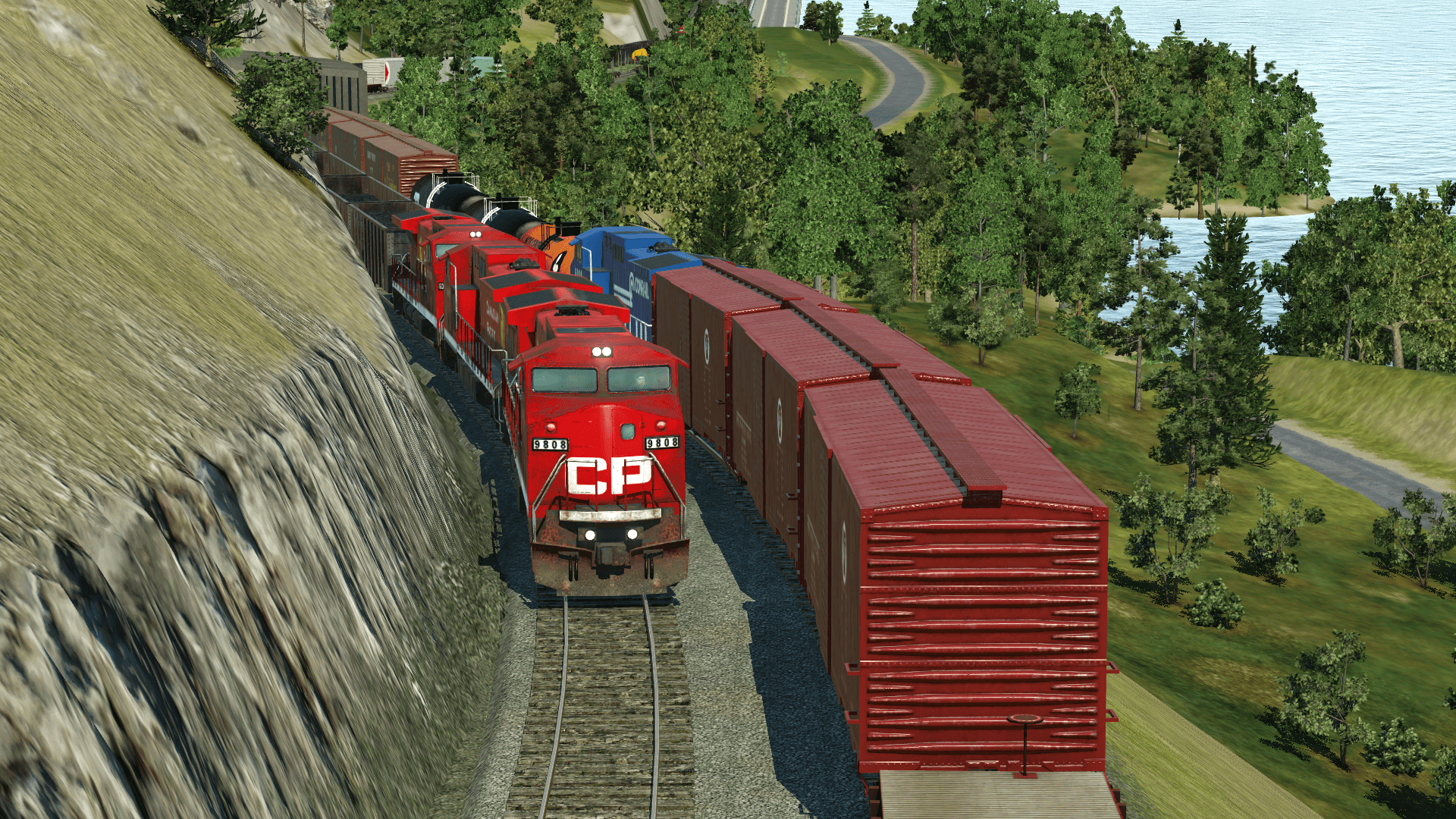 CP Coal Train climbing