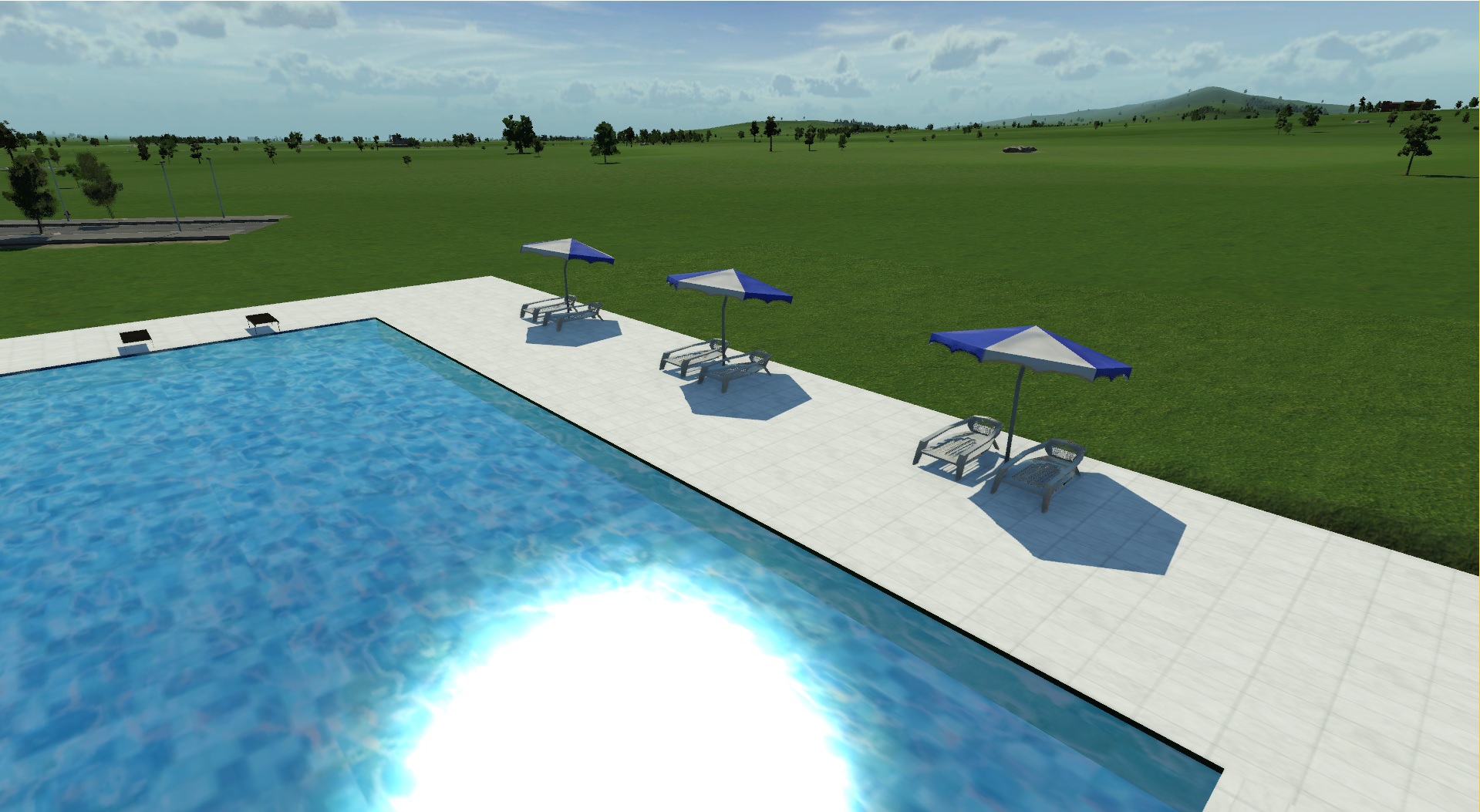 Endlich ein Schwimmbad