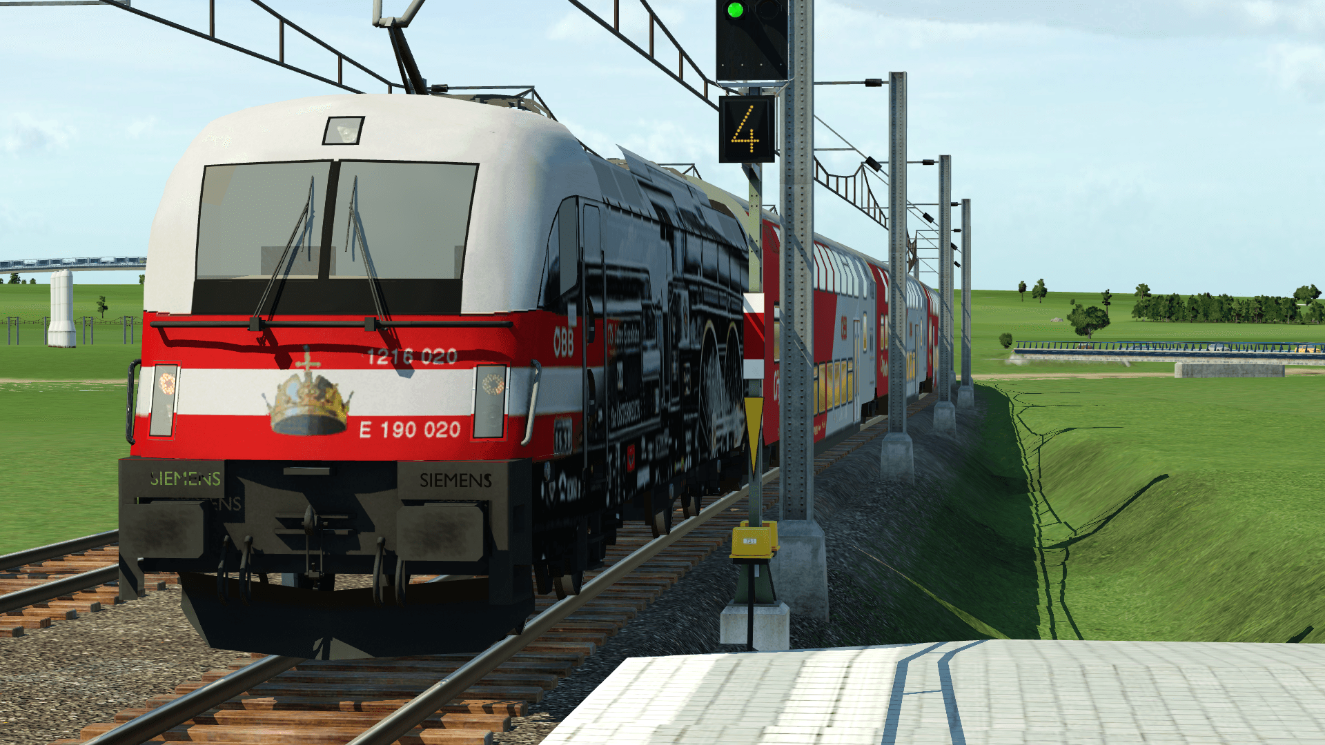 ÖBB 1216 im Sonderlack