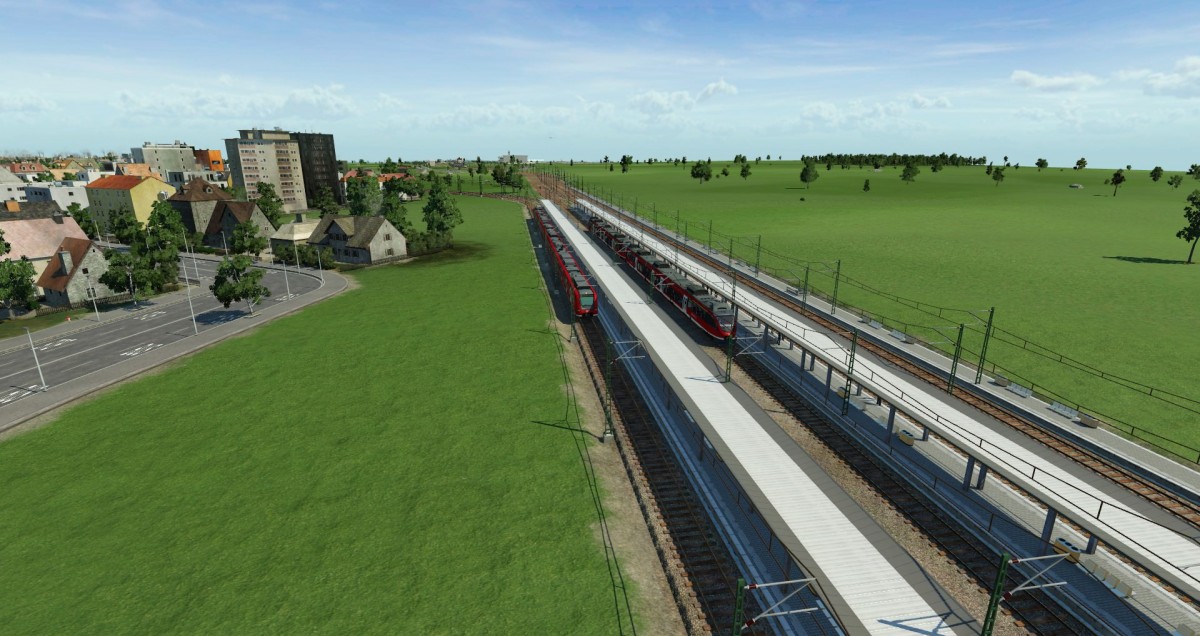 Zwei S-Bahnen in Ulm Hbf