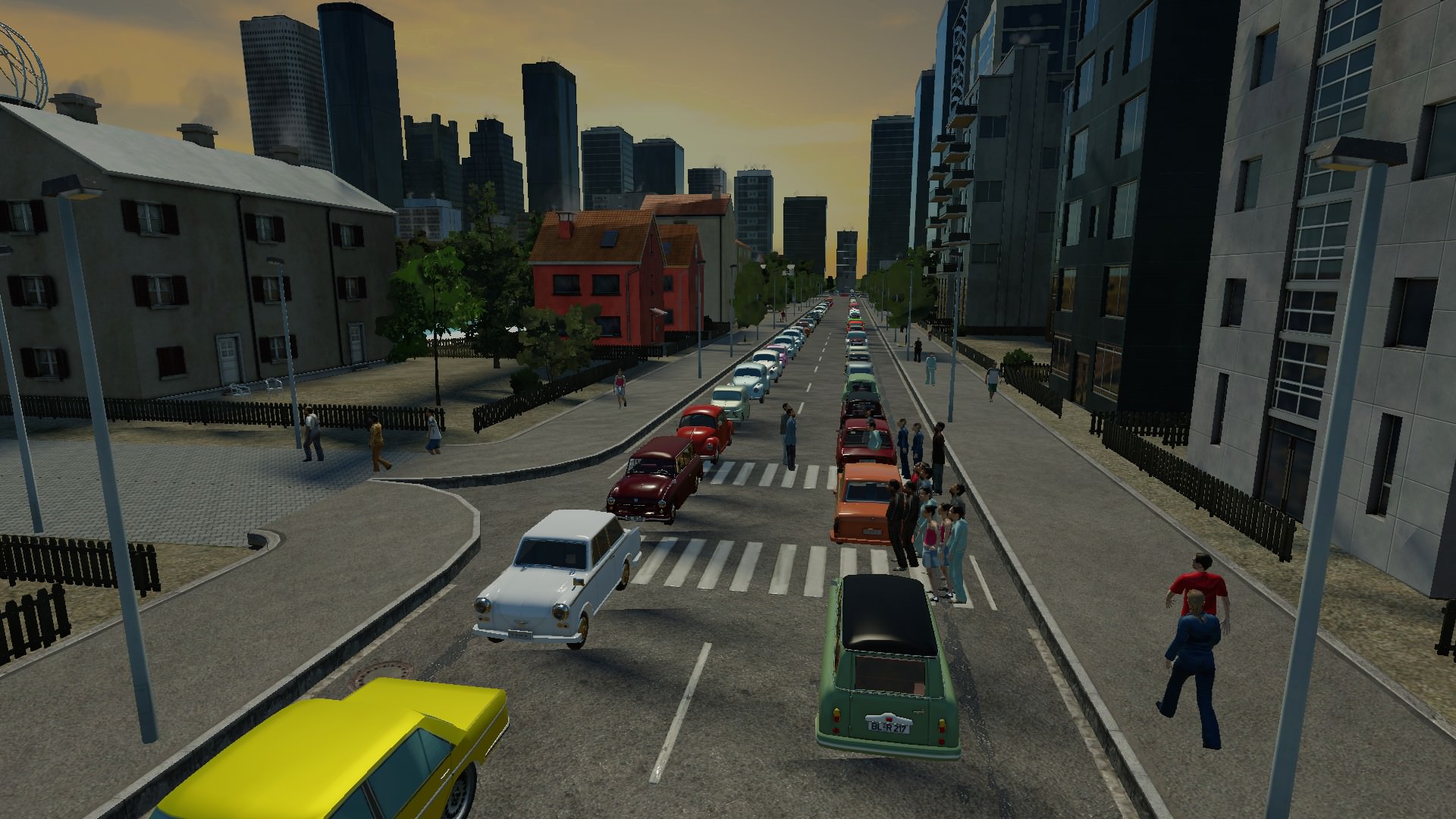 Kleiner Stau...