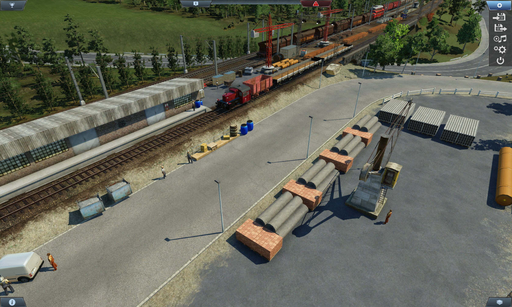 Schönbau Brückenbaustelle