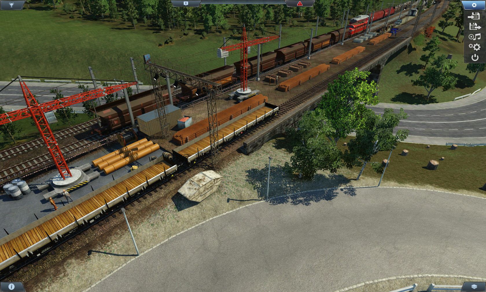 Schönbau Brückenbaustelle