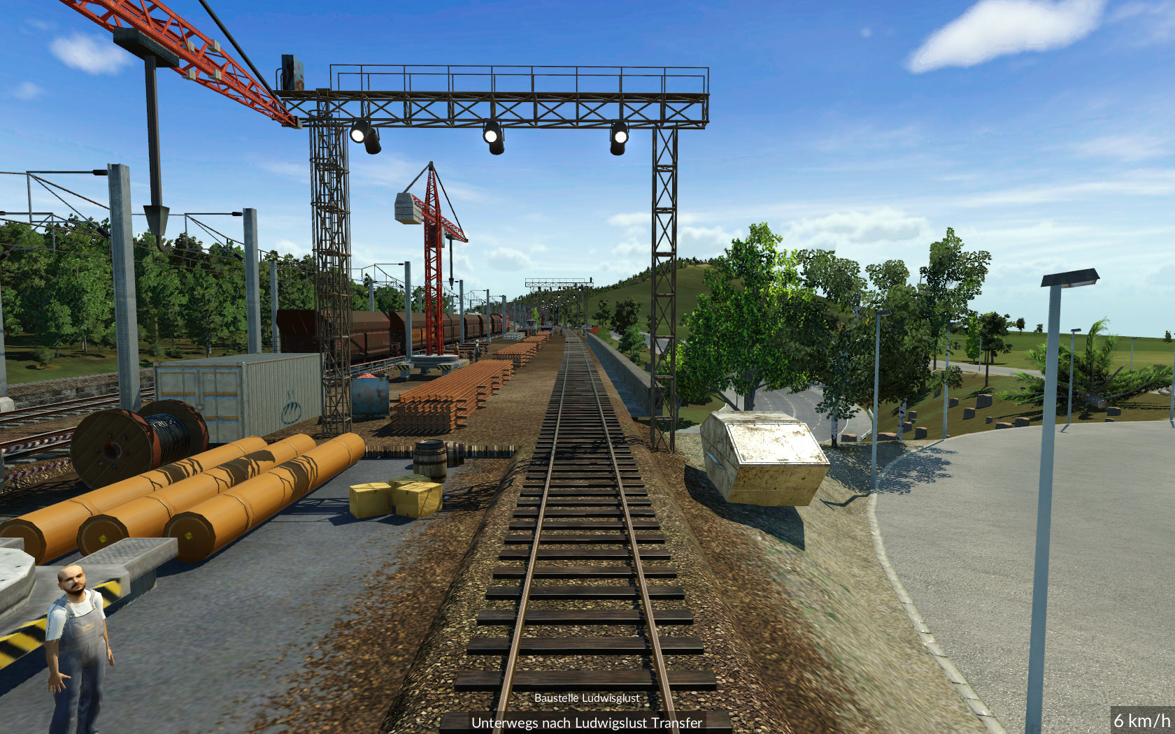 Schönbau Brückenbaustelle