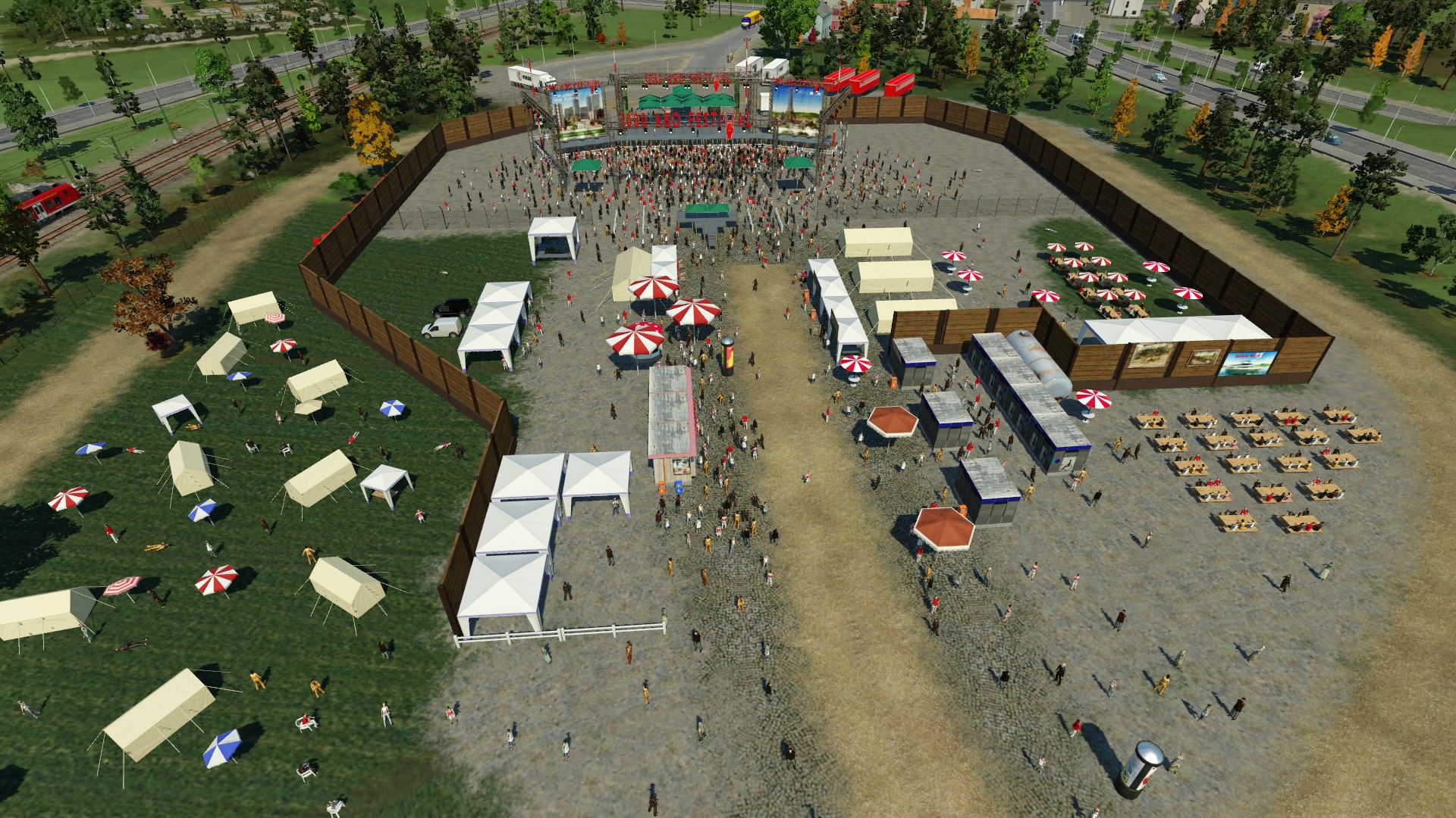 Einiges los beim Festival