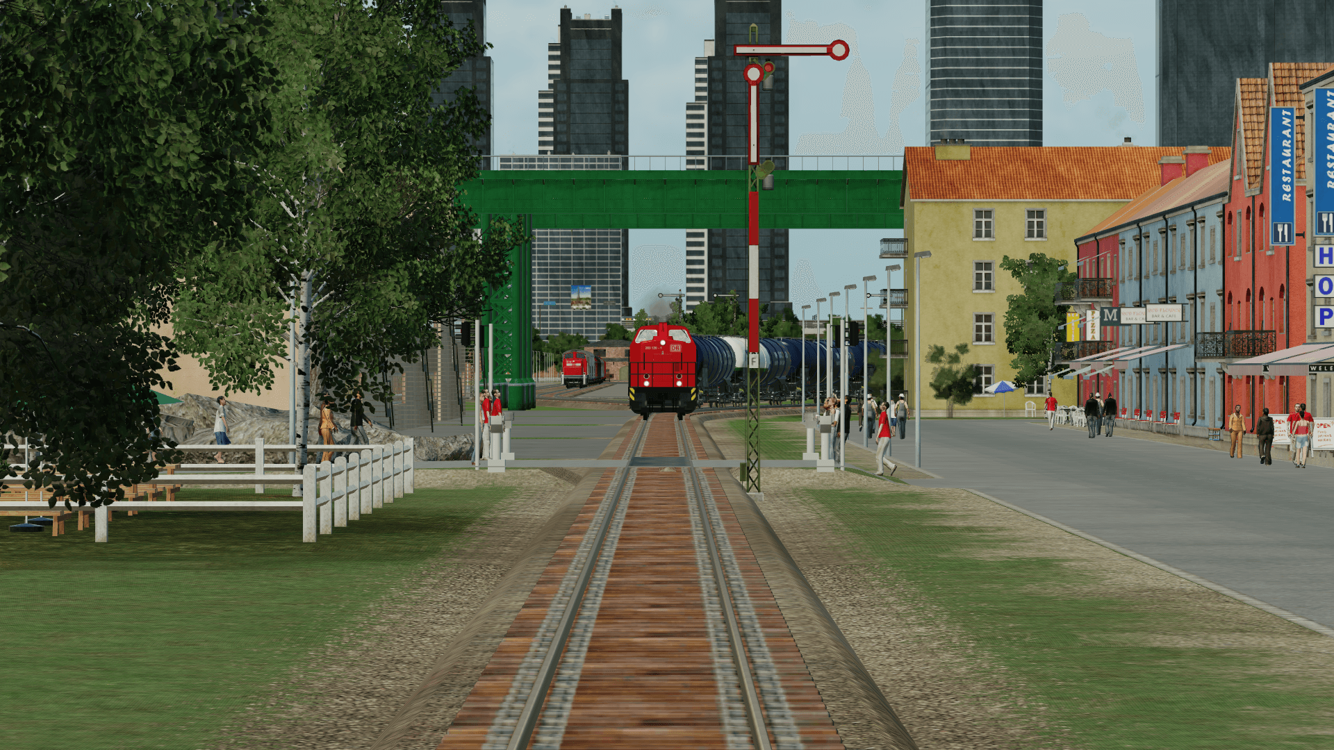 Ausfahrt aus dem Güterbahnhof