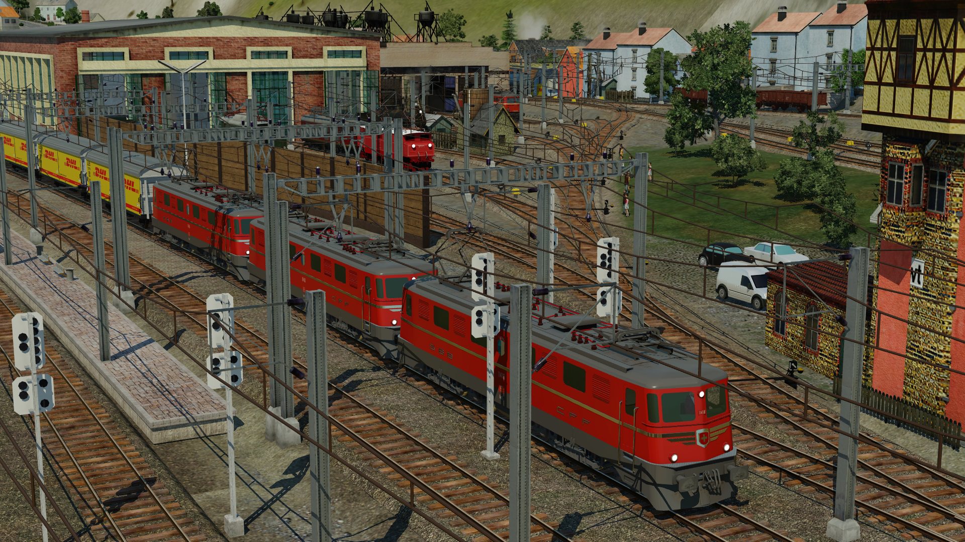 Durchfahrt Erstfeld SBB