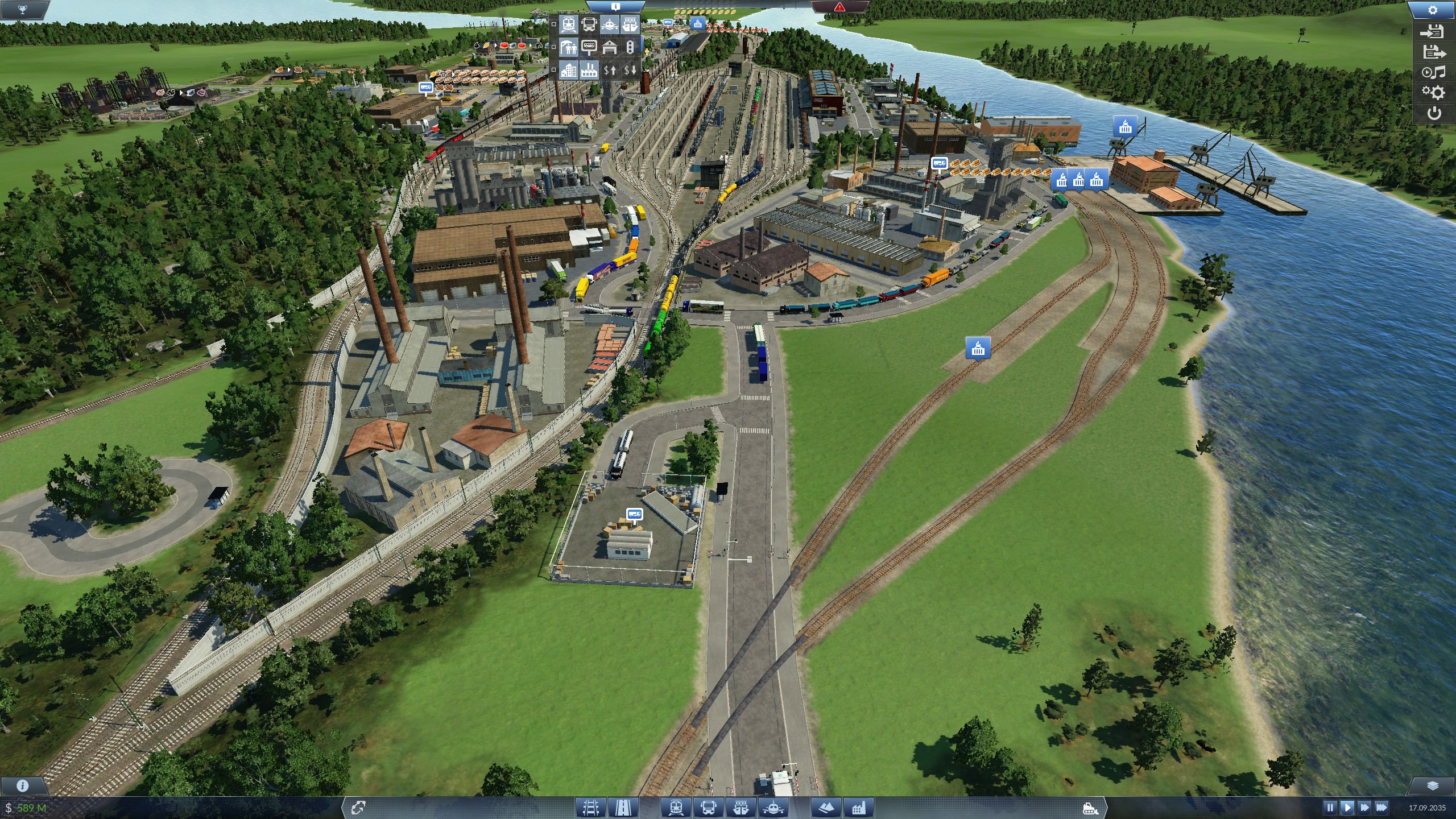 Planung ist alles! Mega Güterbahnhof