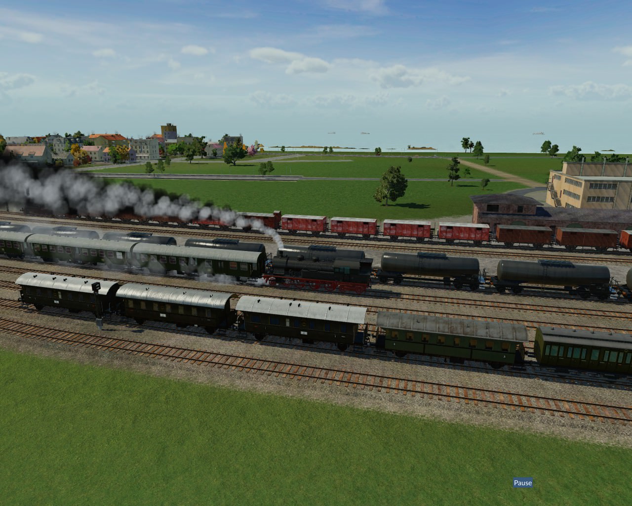 BR 78 mit 4-achsigen Umbauwagen