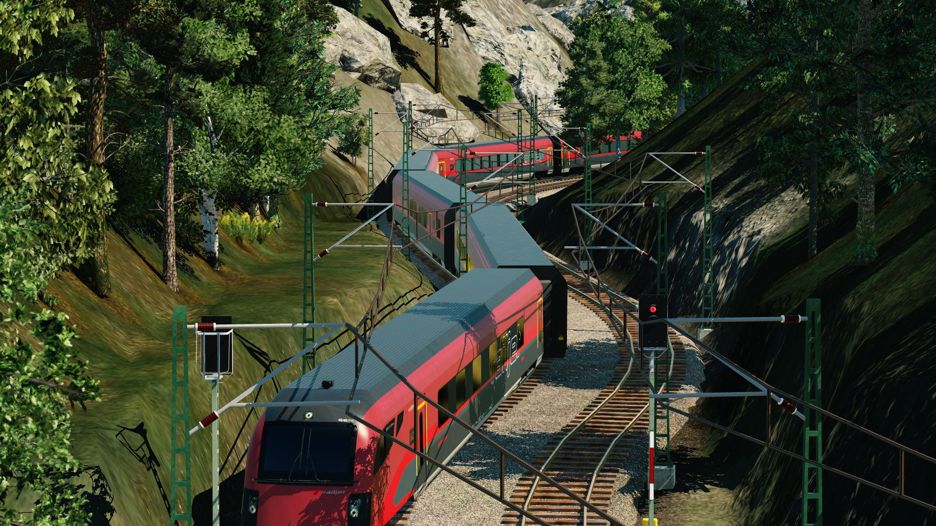 Railjet somewhere on the Vorarlberg Railway
