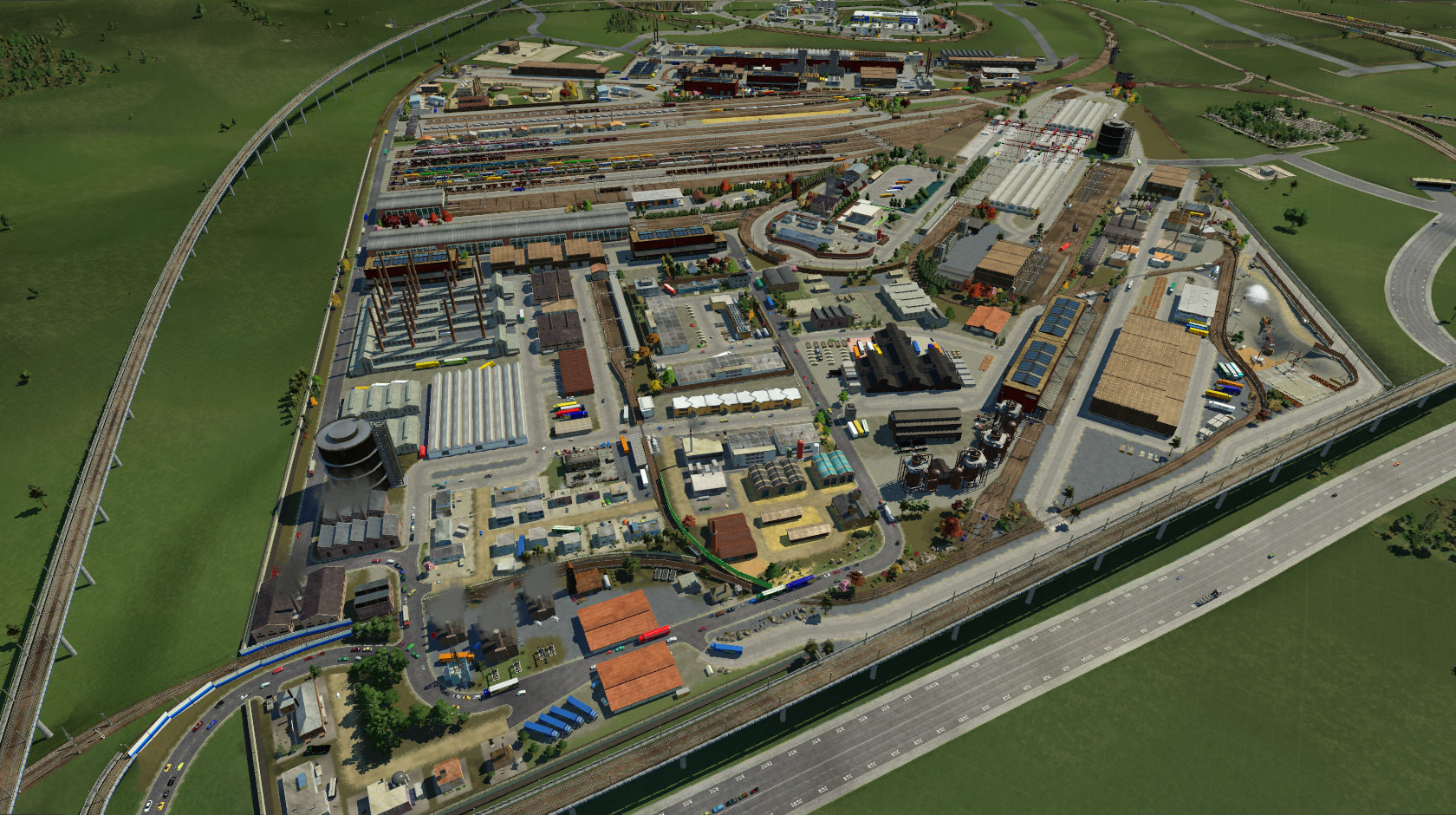 Schönbau Industriegelände & Rangierbahnhof