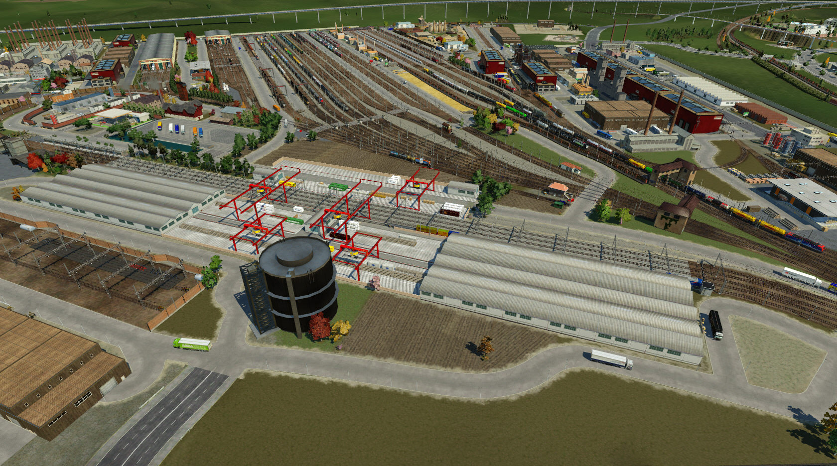 Schönbau Industriegelände & Rangierbahnhof