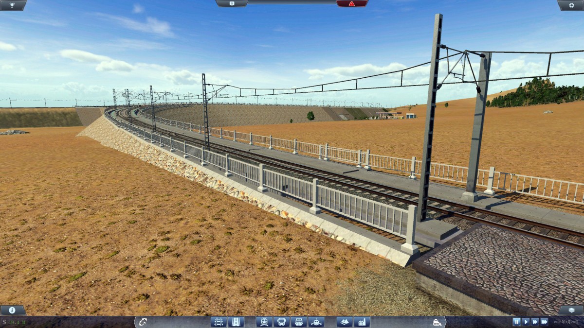 [WIP] railway slop (bridge+track asset)  (in game test)