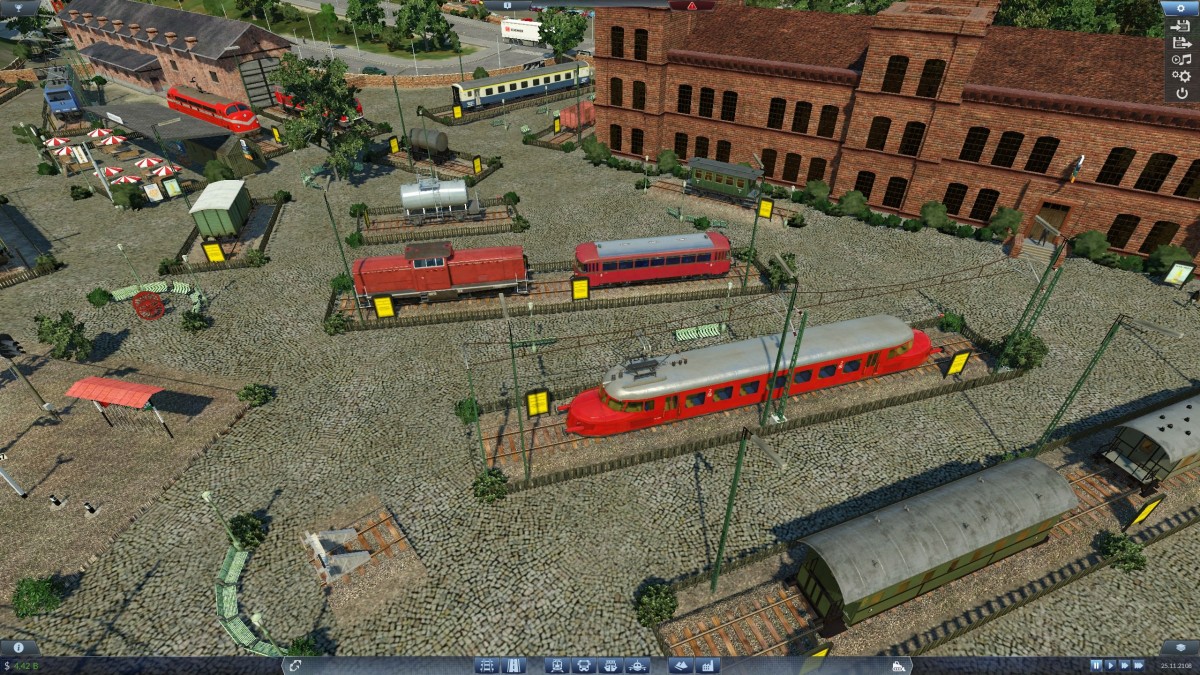 Bau des Eisenbahn Museums
