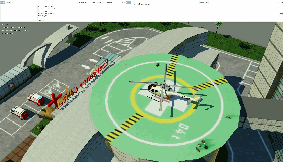 [Hospital for TPF] Dynamic helicopter test completion (asset)