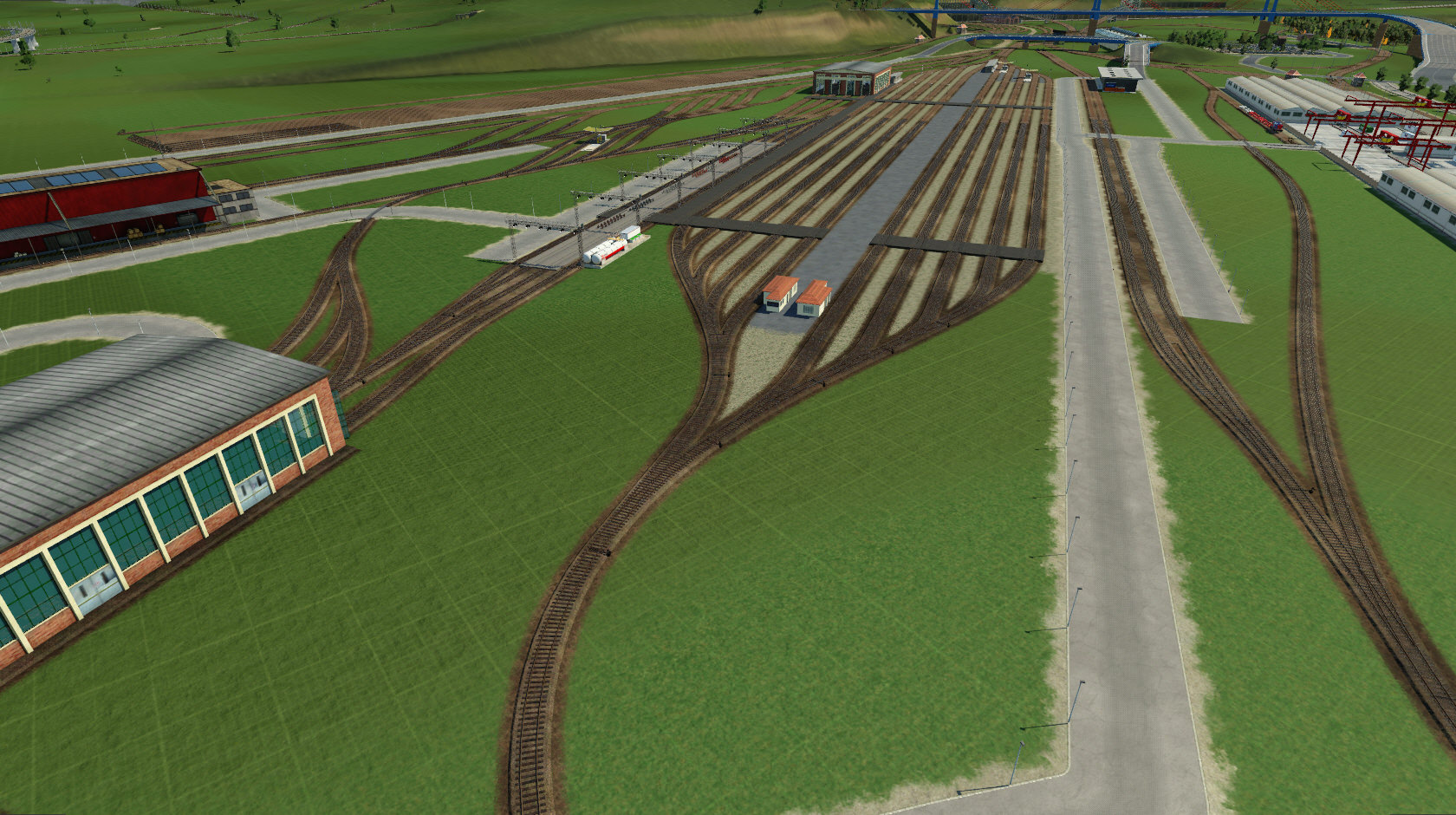 Entstehung eines Rangier-/Umschlag-/Containerbahnhof ...