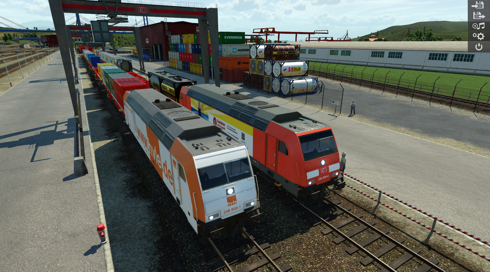 Entstehung eines Rangier-/Umschlag-/Containerbahnhof ...