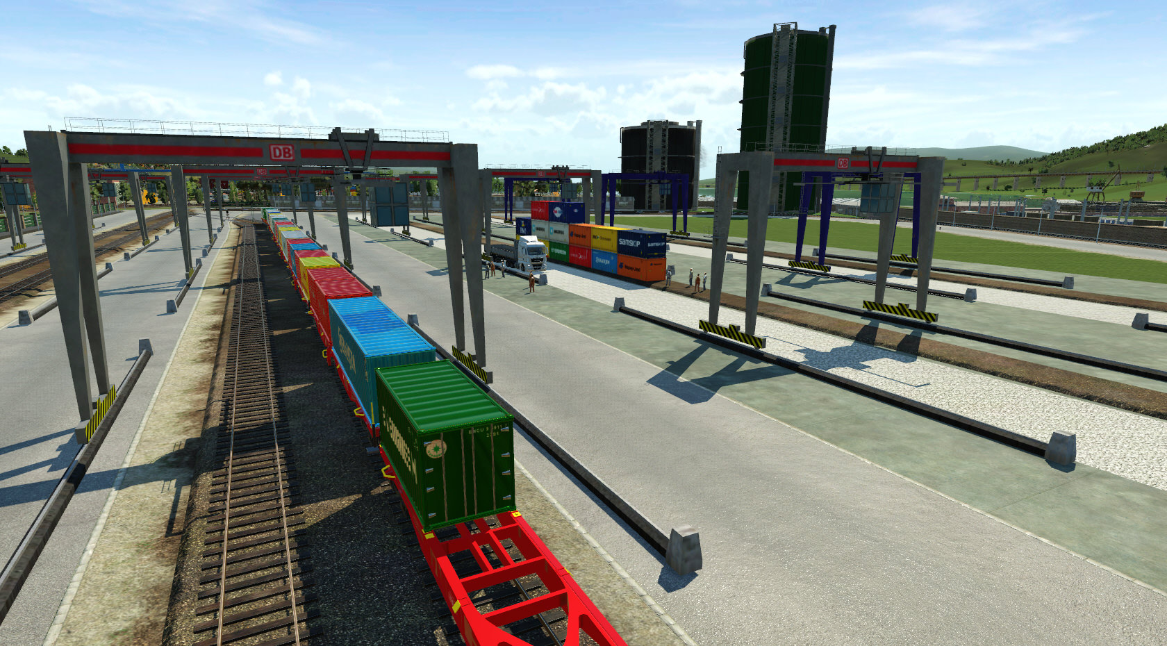 Entstehung eines Rangier-/Umschlag-/Containerbahnhof ...