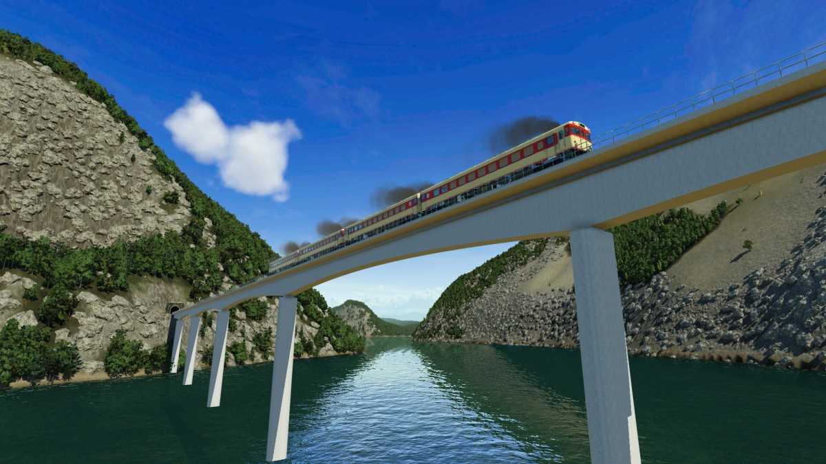 Japanese concrete bridge - Continuous frame bridge