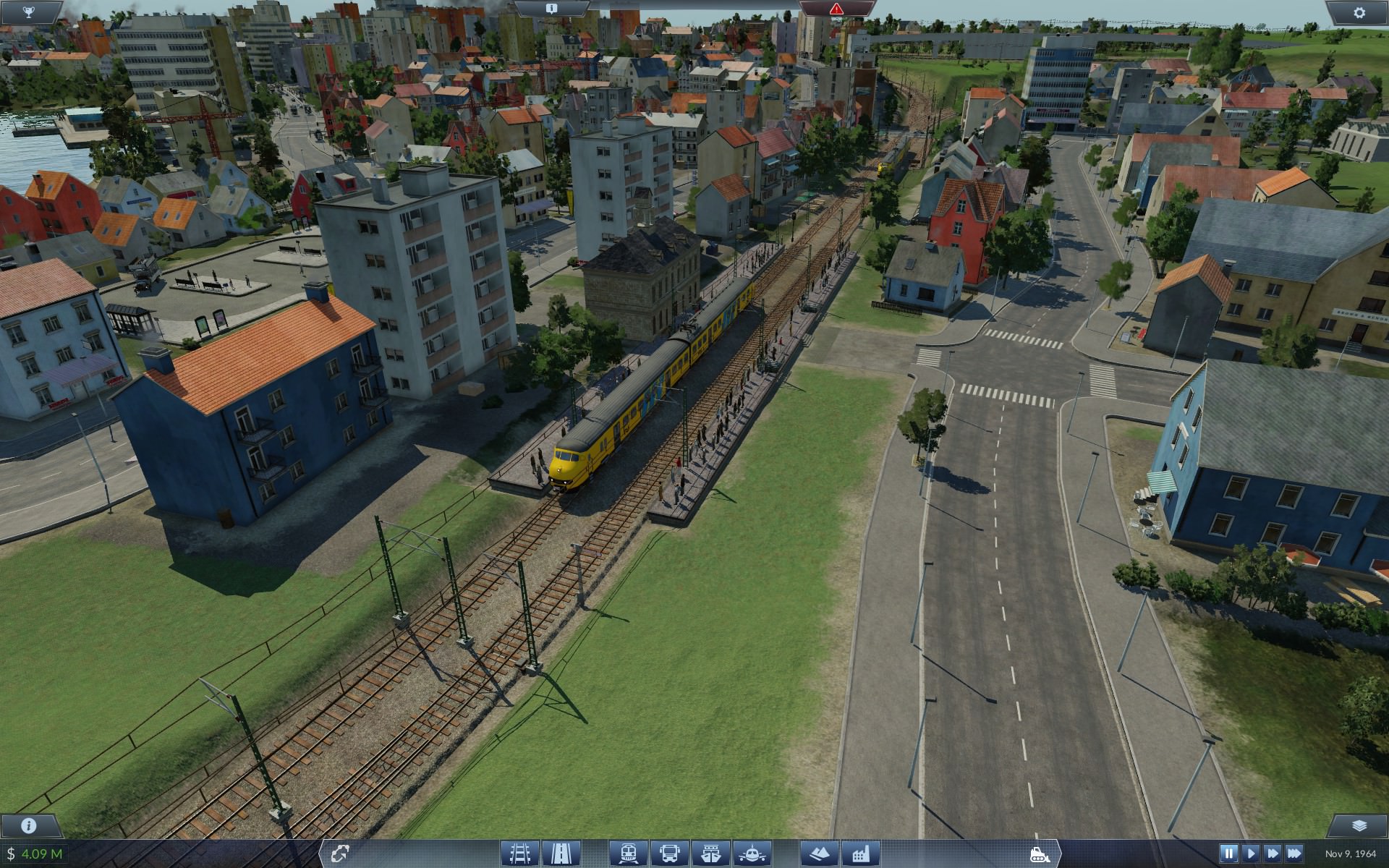 Hondekoppen in a small train station