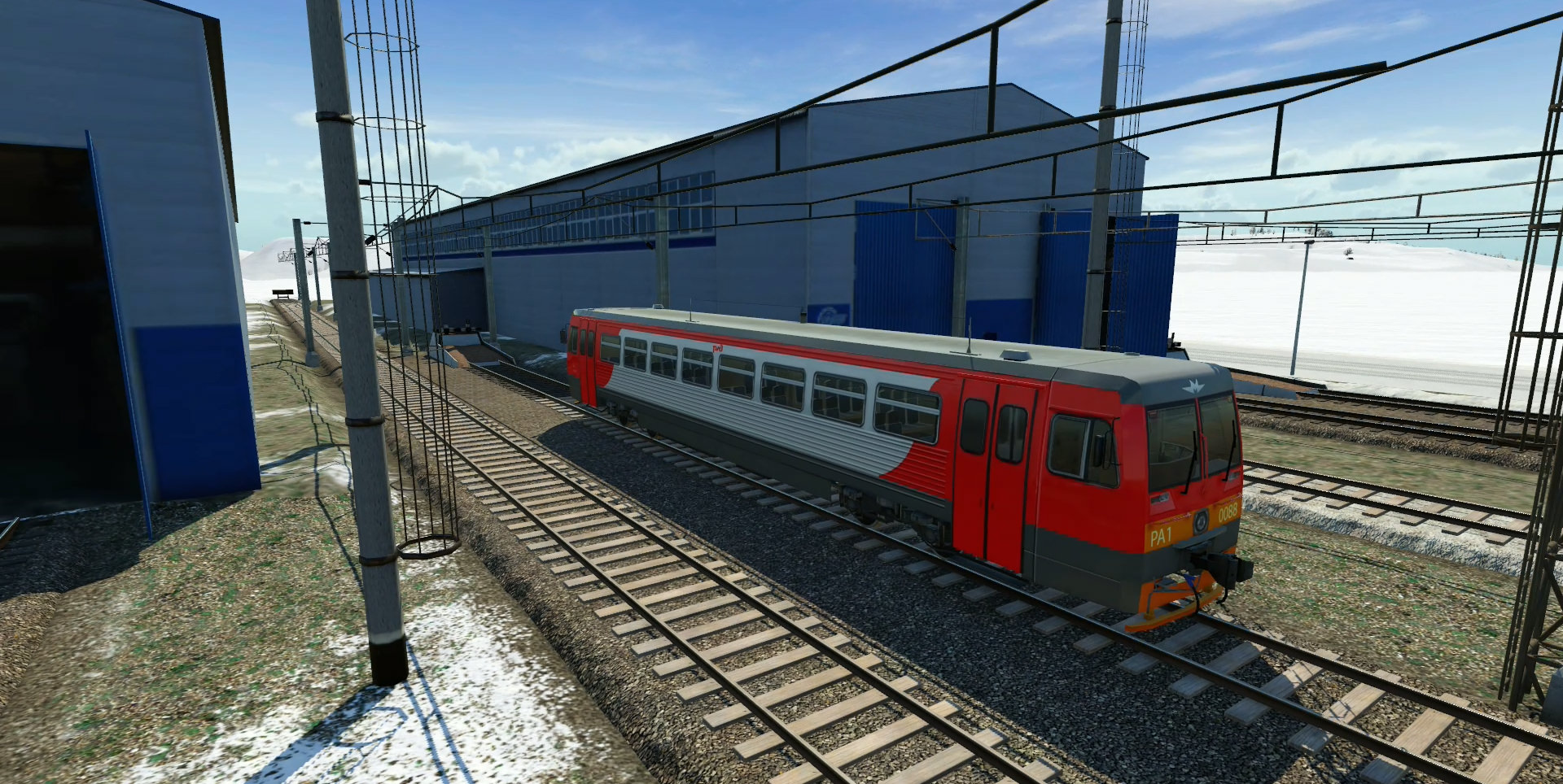 Abgestellter Triebwagen
