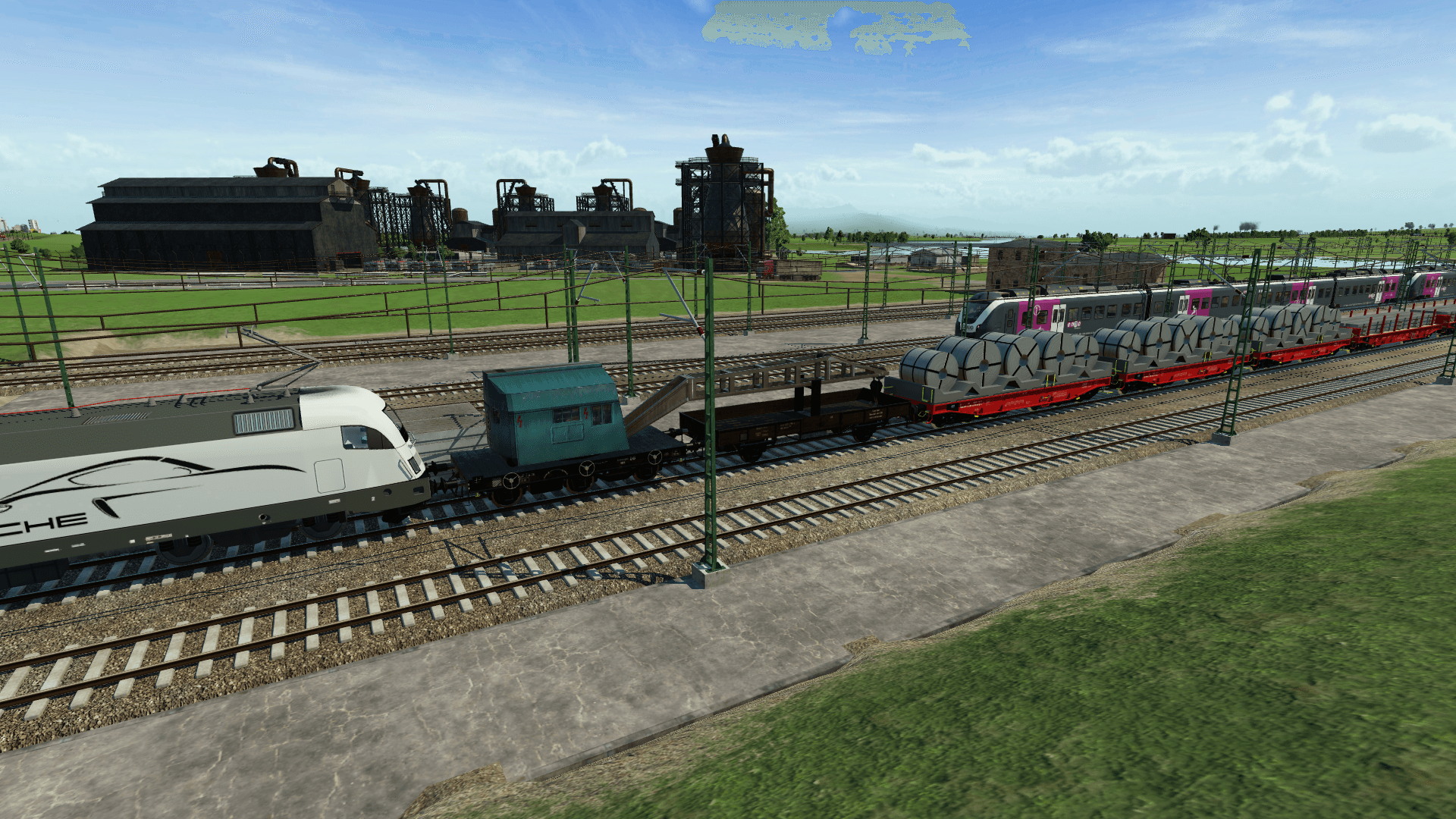 Porsche Siemens ES64U2 mit Kranwagen/Sahlmmps-t721/Samms489