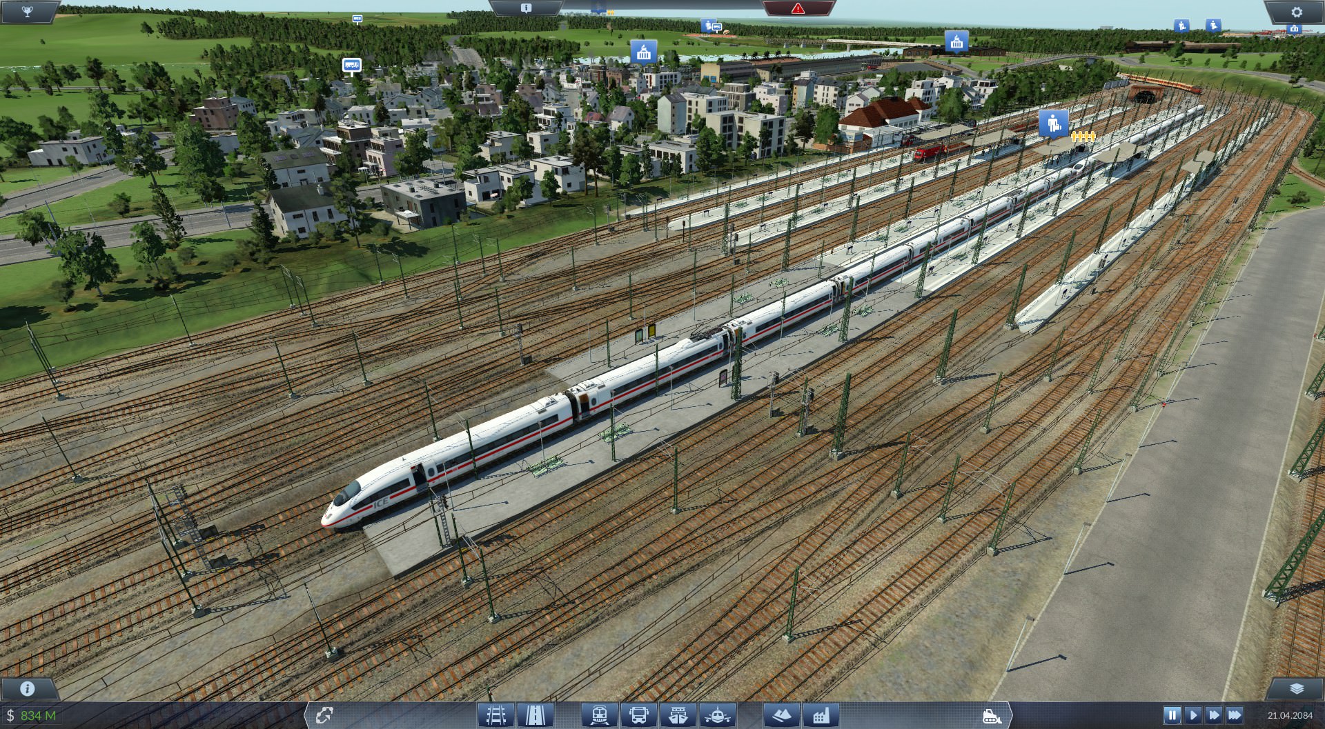 Verlängerte Bahnsteige