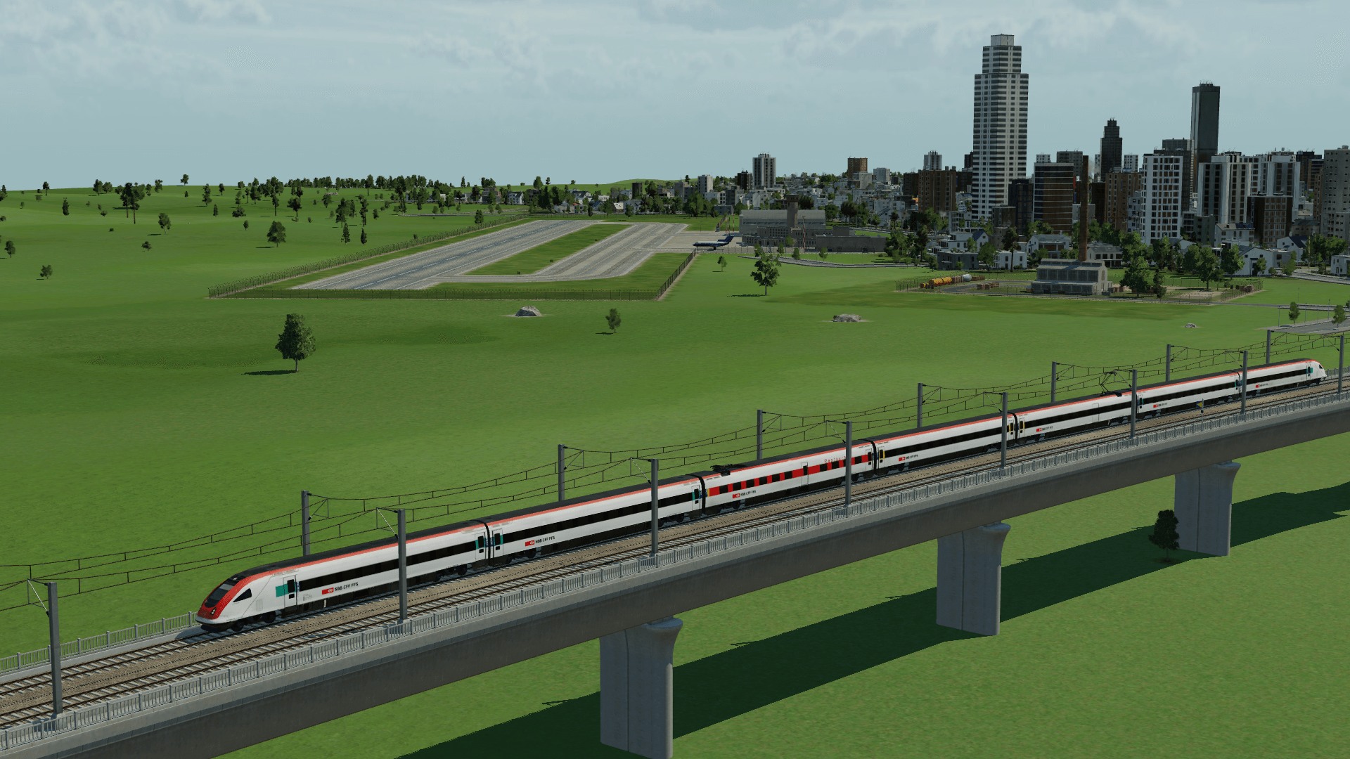ICN auf Allmendinger Viadukt