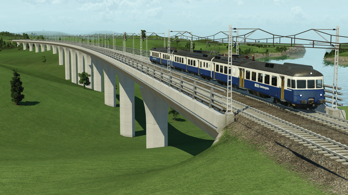 BLS Mirage auf dem neuen Viadukt