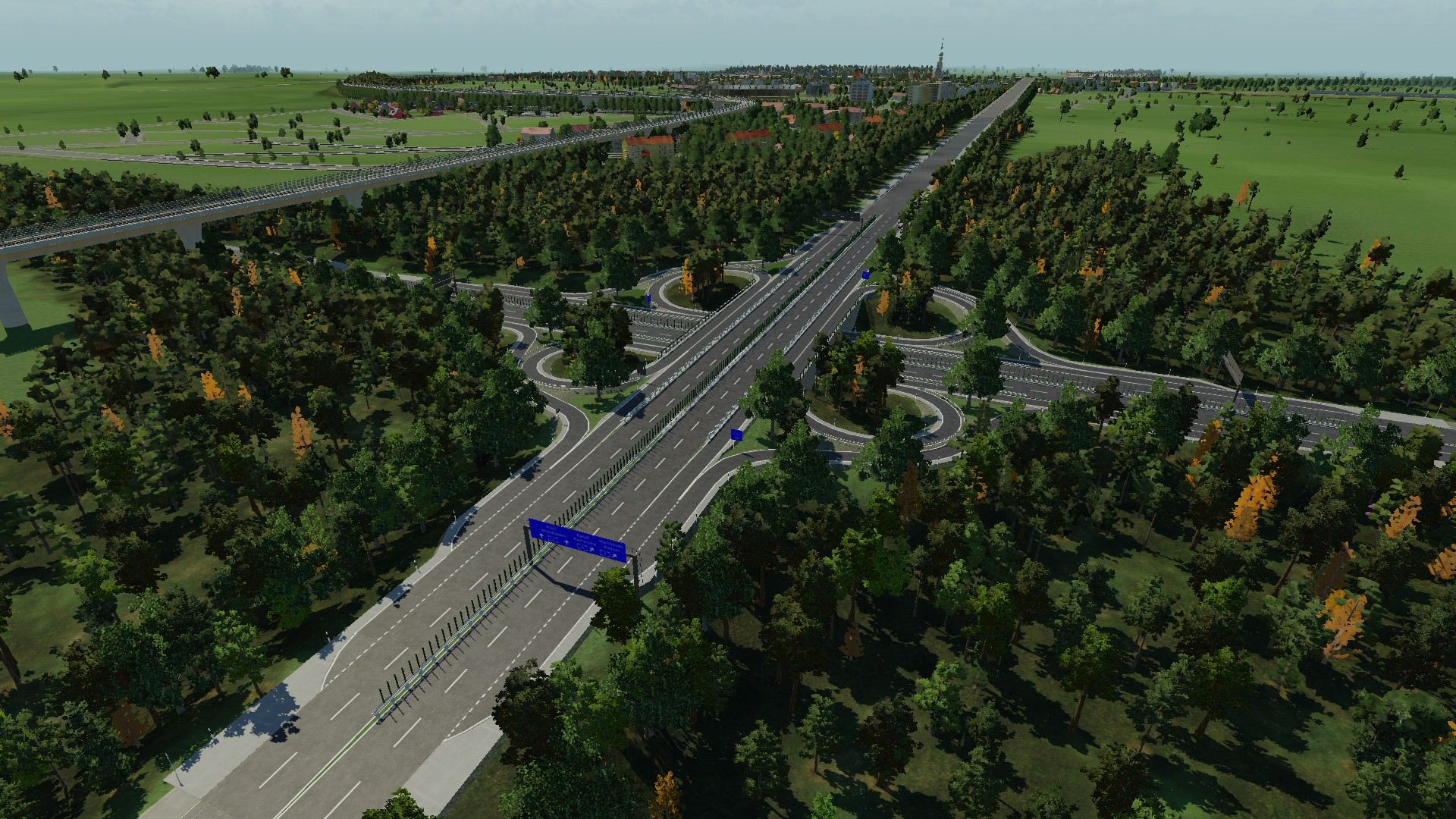 Das Autobahnkreuz
