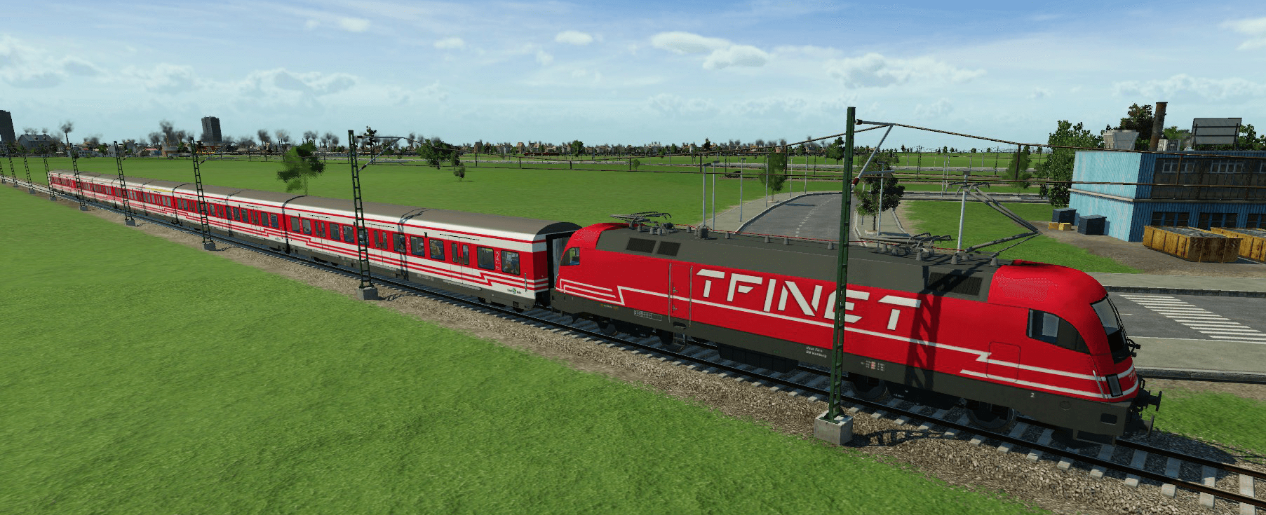 tf S-Bahn neu eingetroffen und auf TEST Fahrt.....