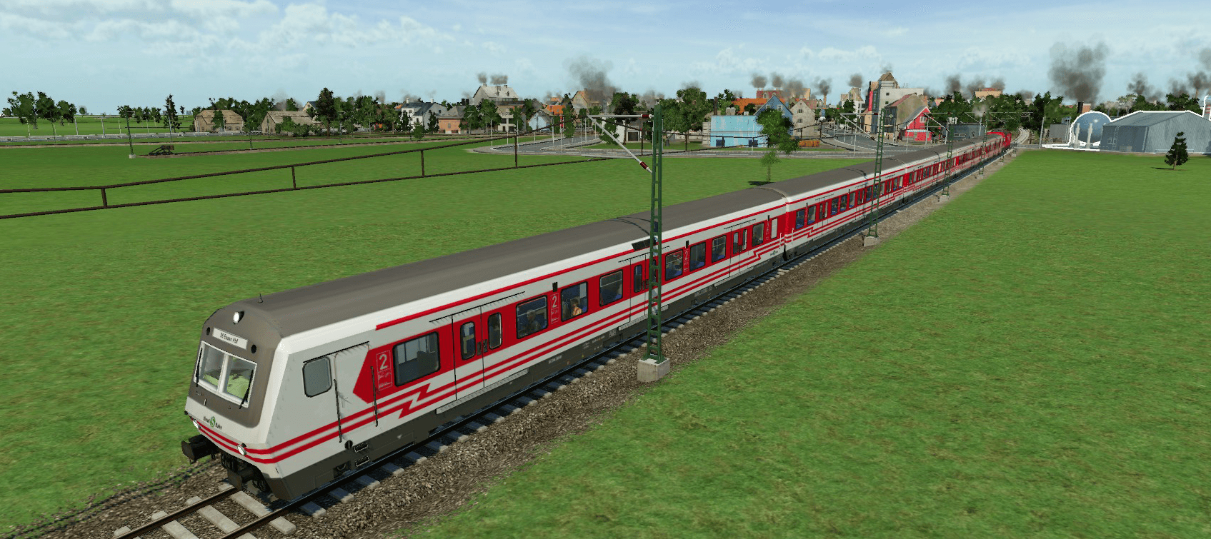 tf S-Bahn neu eingetroffen und auf TEST Fahrt.....
