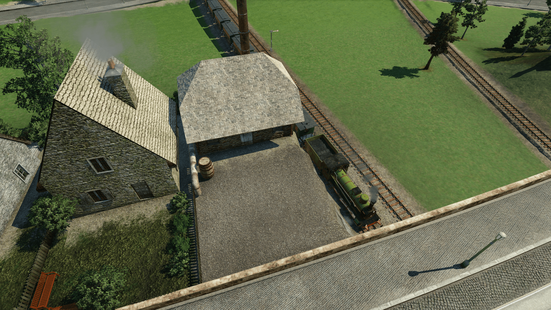 Ideales Haus für Train Spotter
